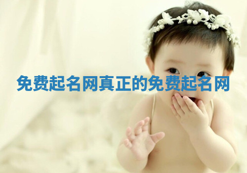 免费起名网 真正的免费起名网